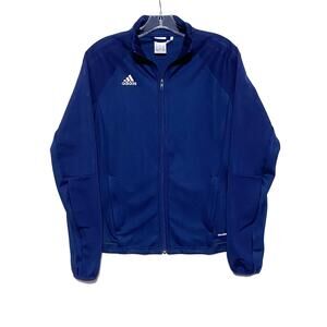 Adidas Climalite Blue Full Zip Performance Track Jacket Tracksuit Top Mens S